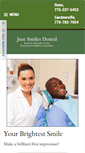 Mobile Screenshot of justsmilesdental.net